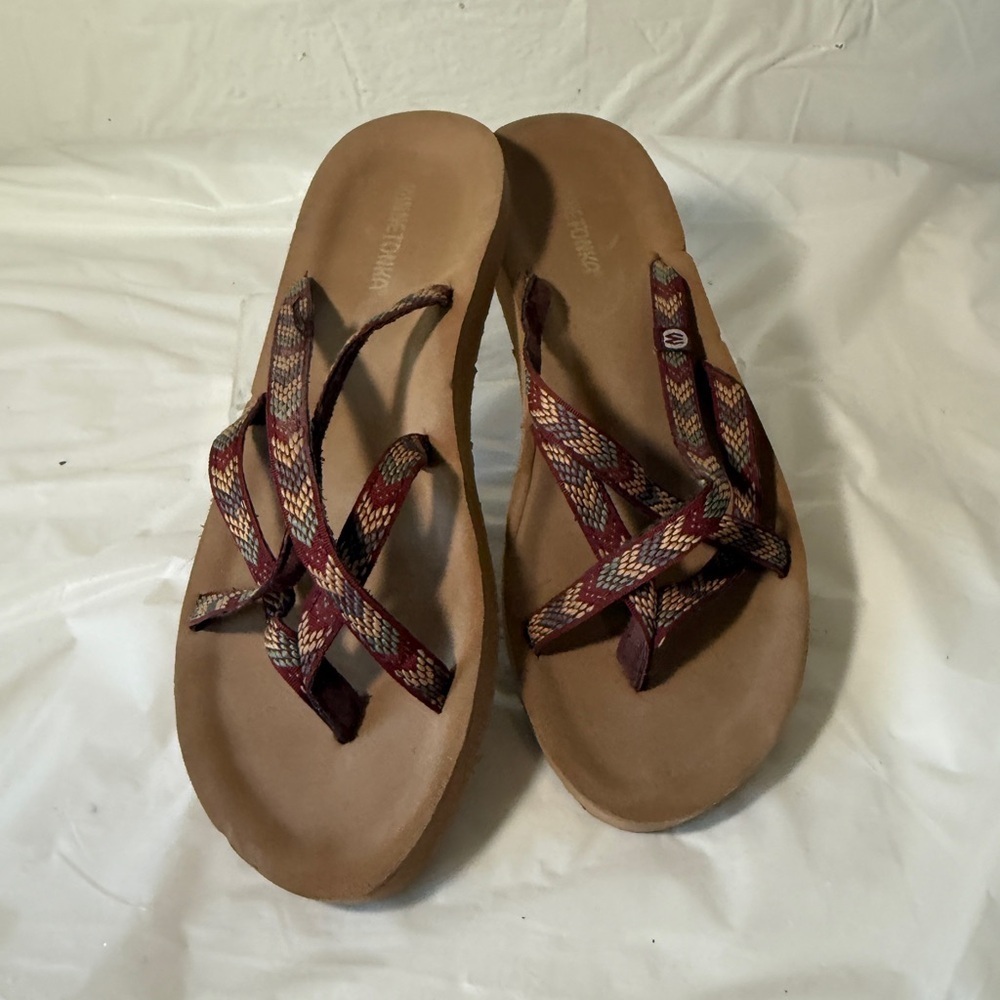 Minnetonka Women's Hanna Sport Flip Flop Sandals